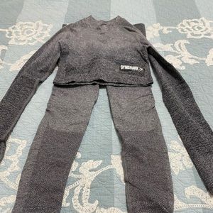 Gymshark set gray size XS